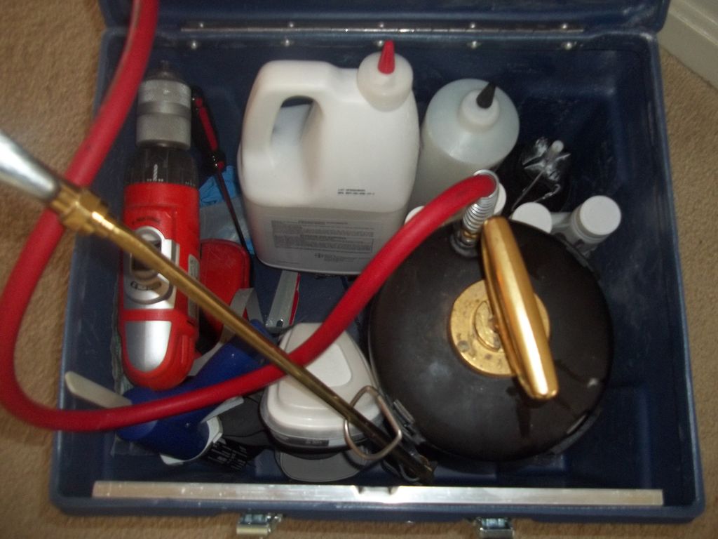 Technician's tool box. We use only top-of-the-line