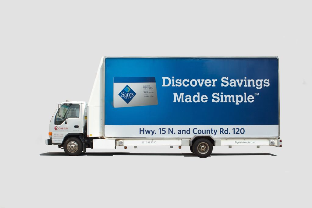 Signfeld Media mobile billboard truck