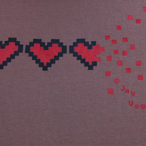 In-House Design: Exploding Hearts by Jay Vega Tee 