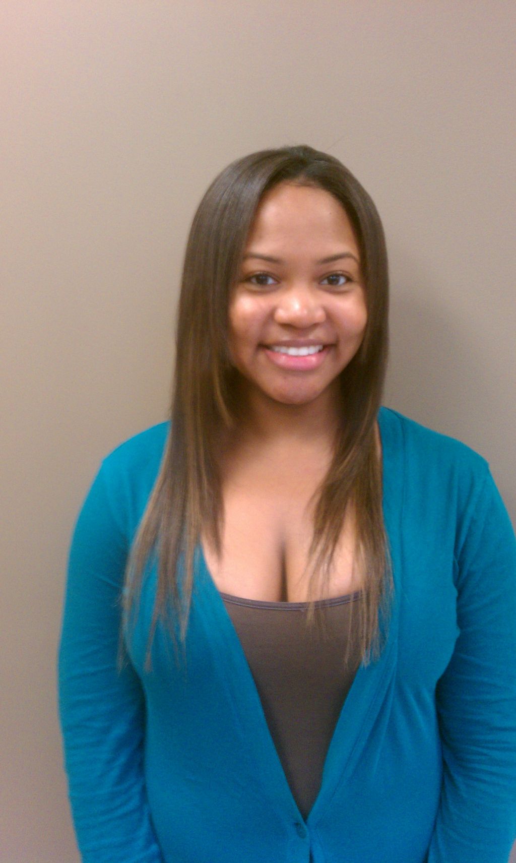 After warm fusion extensions.(strand by strand)