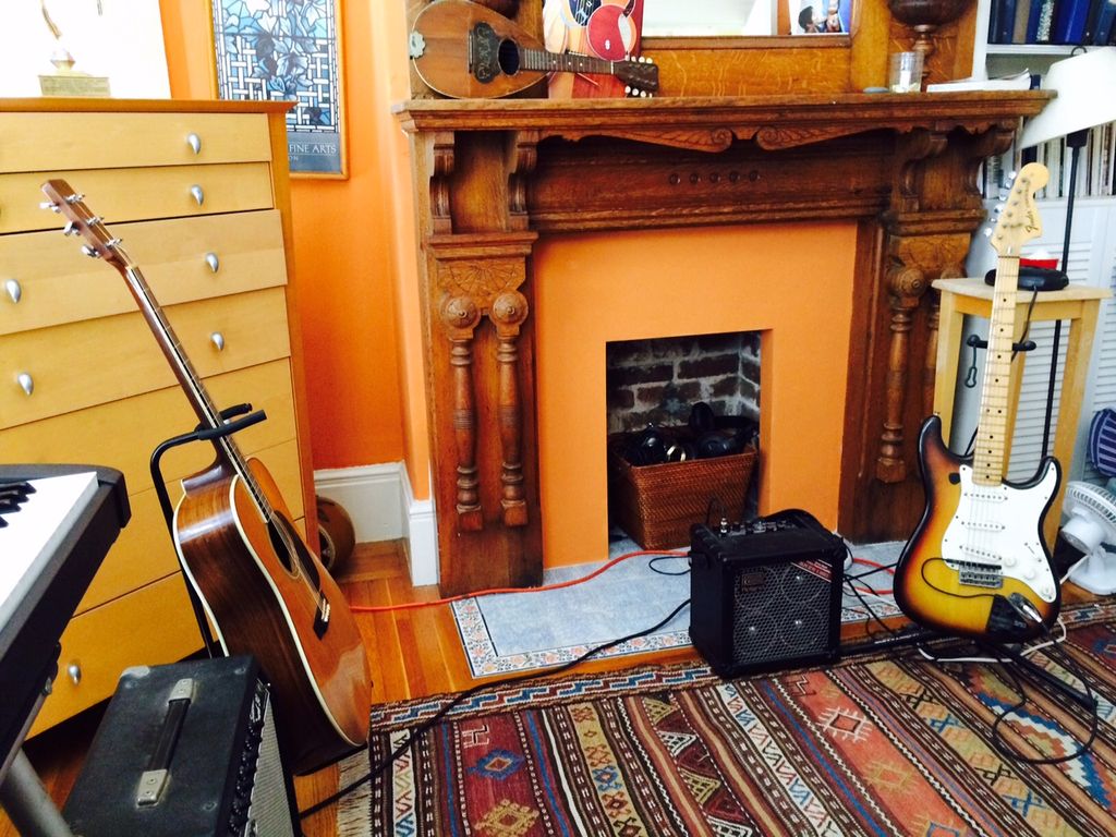 If you dont have a guitar for a lesson, dont fret,