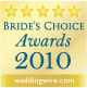 2010 Wedding Wire Brides Choice Award
