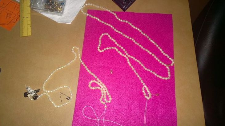 Restrung 6 foot strand of pearls - the right way w
