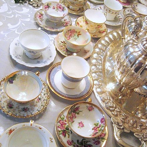 Beautiful china and silver in our tableware invent