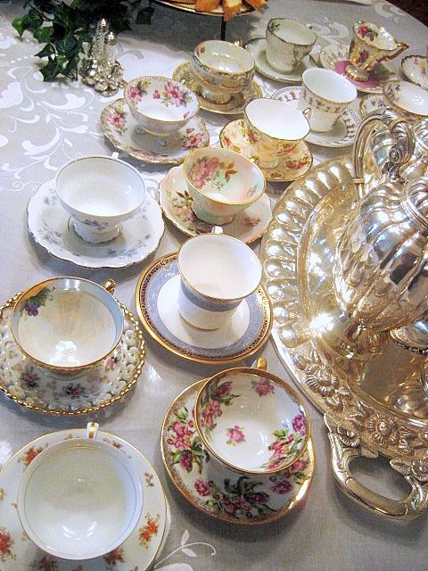 Beautiful china and silver in our tableware invent