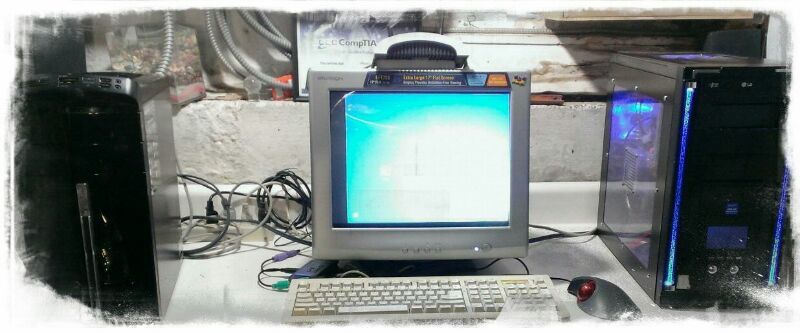 PC Desktop workshop area.