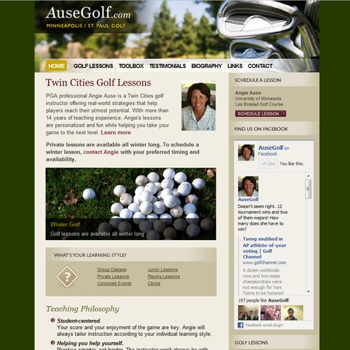 Ause Golf website, more at www.ausegolf.com