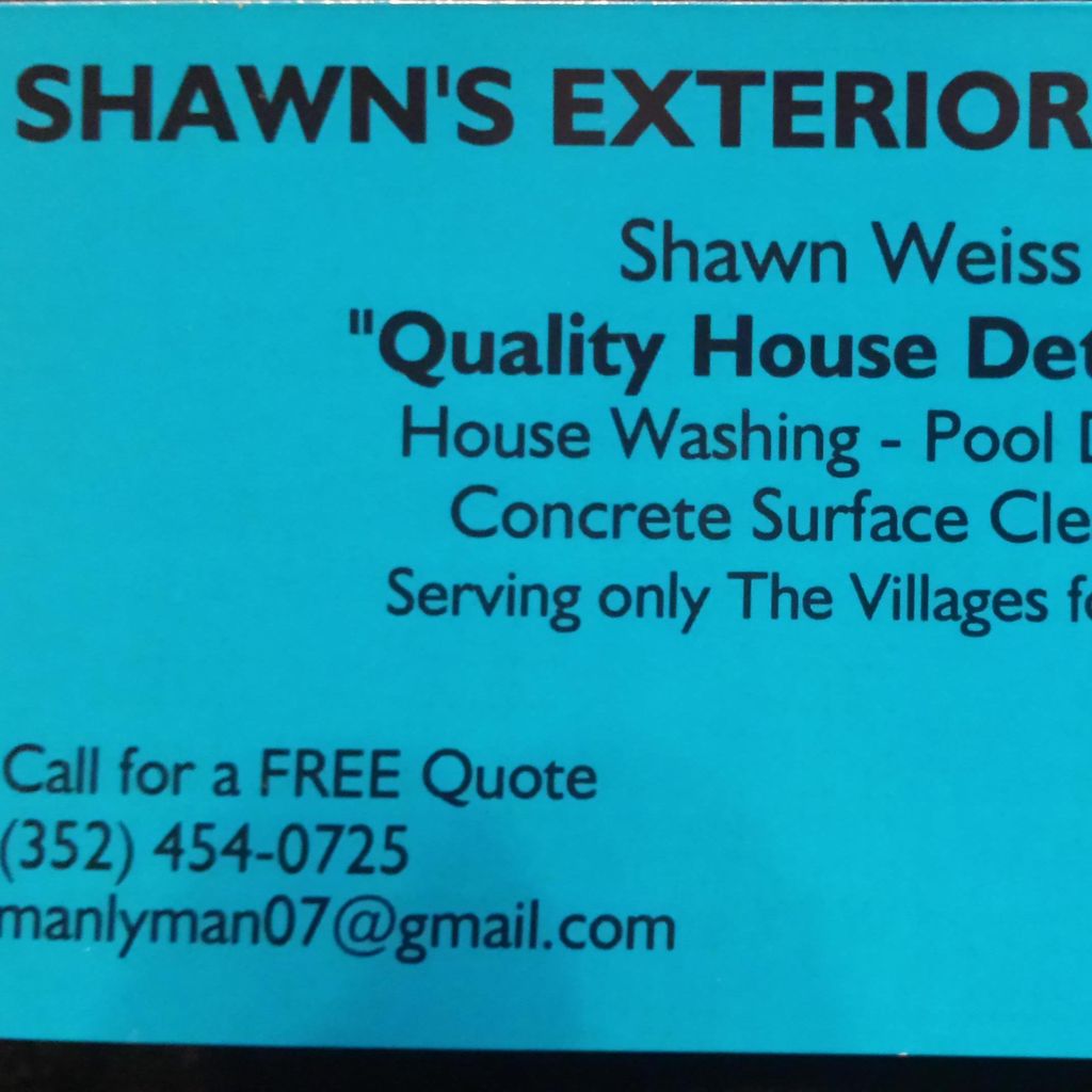 Shawn's Exterior Cleaning