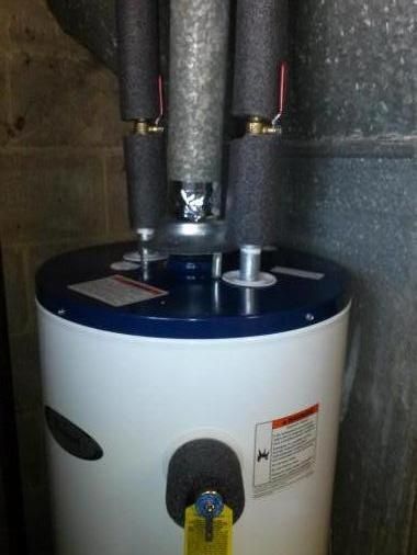 new 40 gallon gas water heater