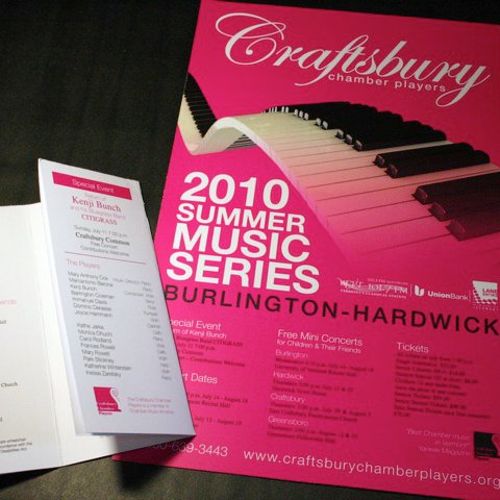 2010 Craftsbury Chamber Players Brochure/Poster.