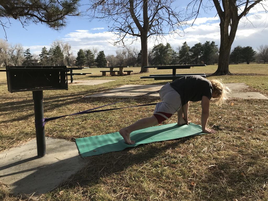 Banded hip distractions. You can improve mobility 