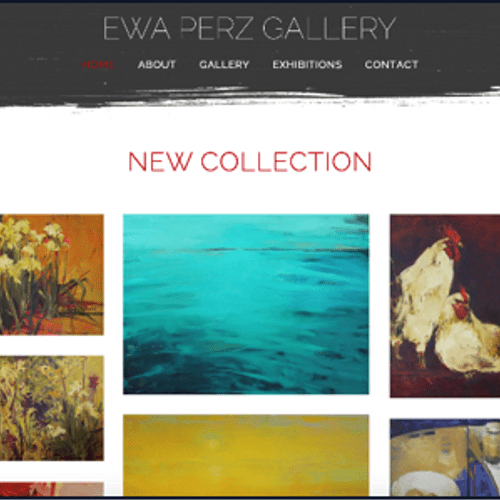 Artist Gallery websites