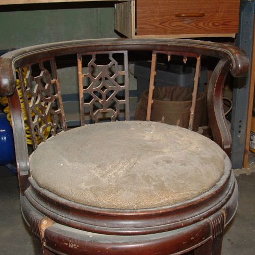 Chair before restoration
