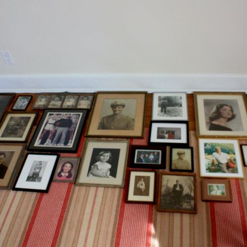 This is an entire collection of family photographs
