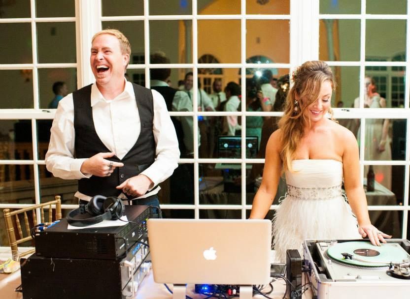 The Bride wanted to learn how to mix! I was happy 