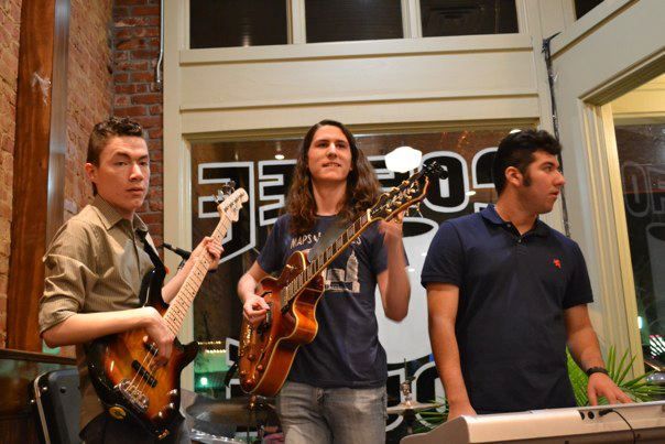 Jazz jam at the local coffee shop