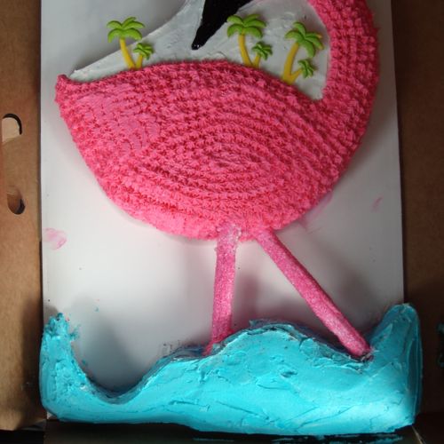 Flamingo cake - whatever you need.