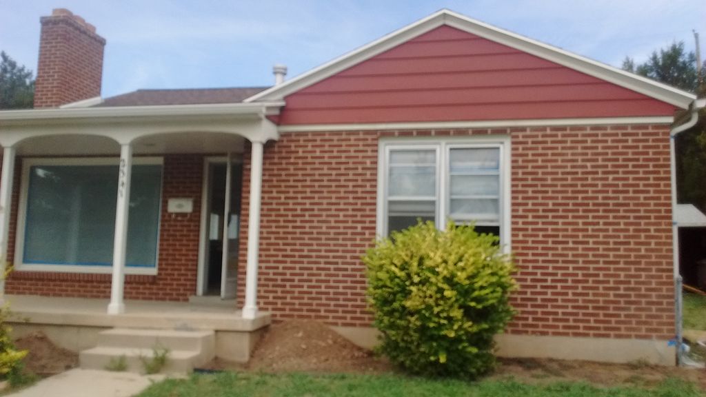 Before exterior paint