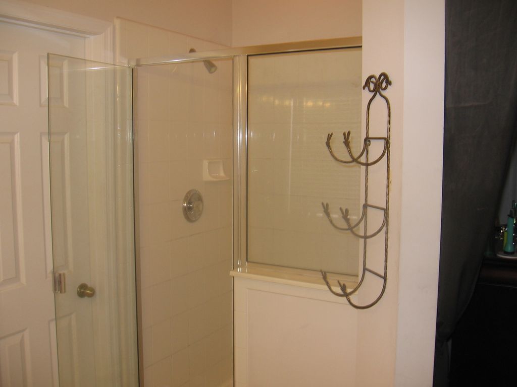 Before picture of a shower enclosure which the fib