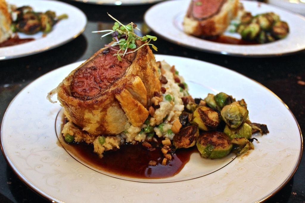 Beef Wellington with 72 Hour Demi Glace