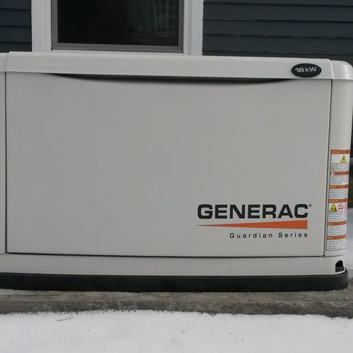 Generac whole house back up generator.