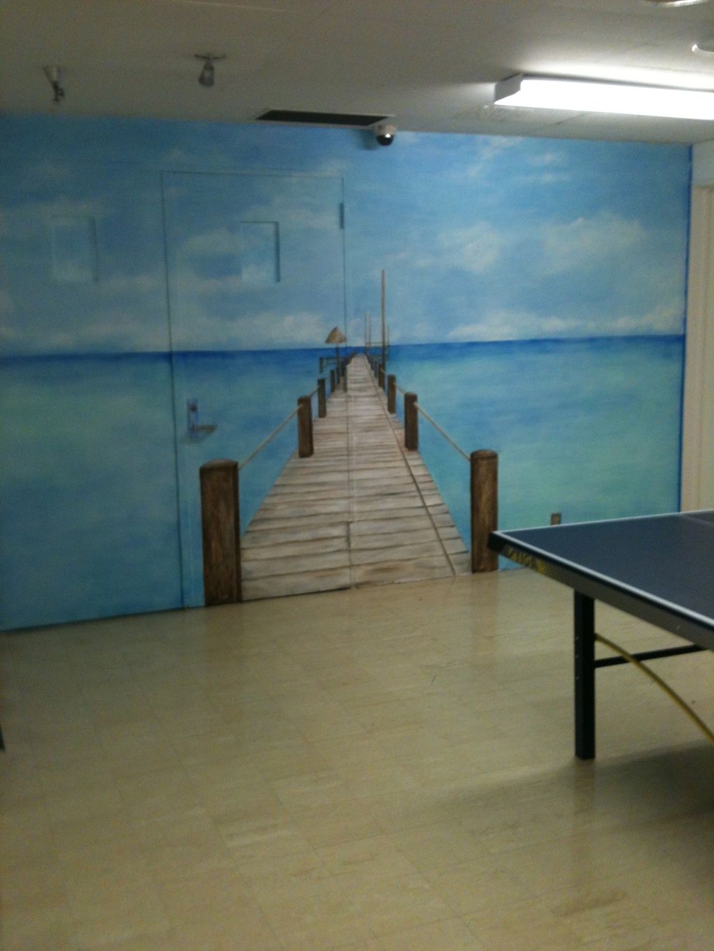 Pier into the ocean - 3D mural for the Hyatt regen