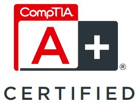We are CompTIA A+ Certified since 2007