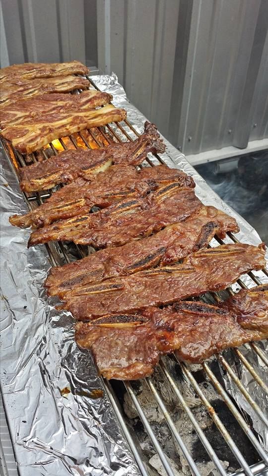 Kalbi Ribs for our Hawaiian theme menu