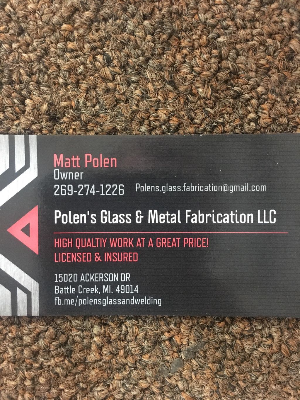 Polen’s Glass & Metal Fabrication LLC