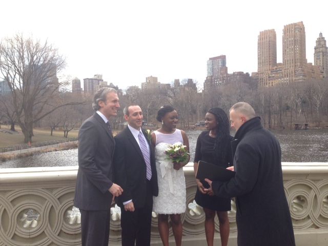 It was cold but beautiful that day in March 2013