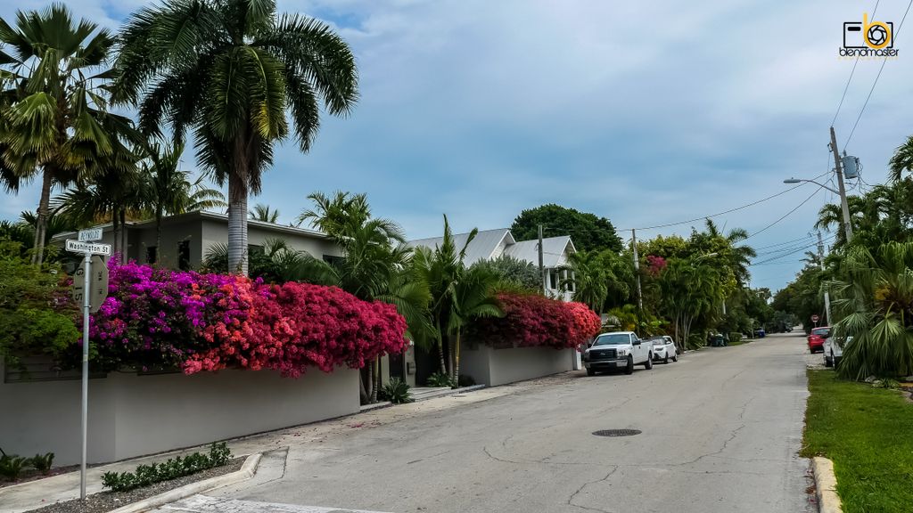 Street in Key West Florida. Blendmaster Photograph