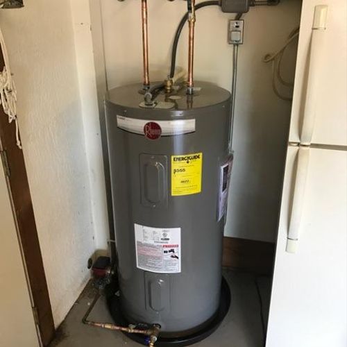 Water Heater Install 2018