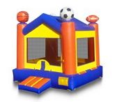 Sports Bounce House for boy birthday parties!