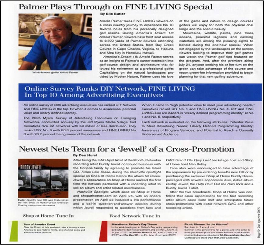 Newsletter article announcing new programming feat