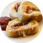 Pepperoni Pizza Braided Bread
*Available in Classi