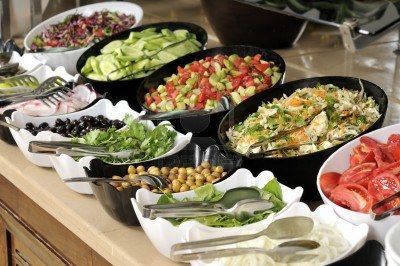 Healthy Crisp and Fresh Salads, Finger/Wrap Sandwi