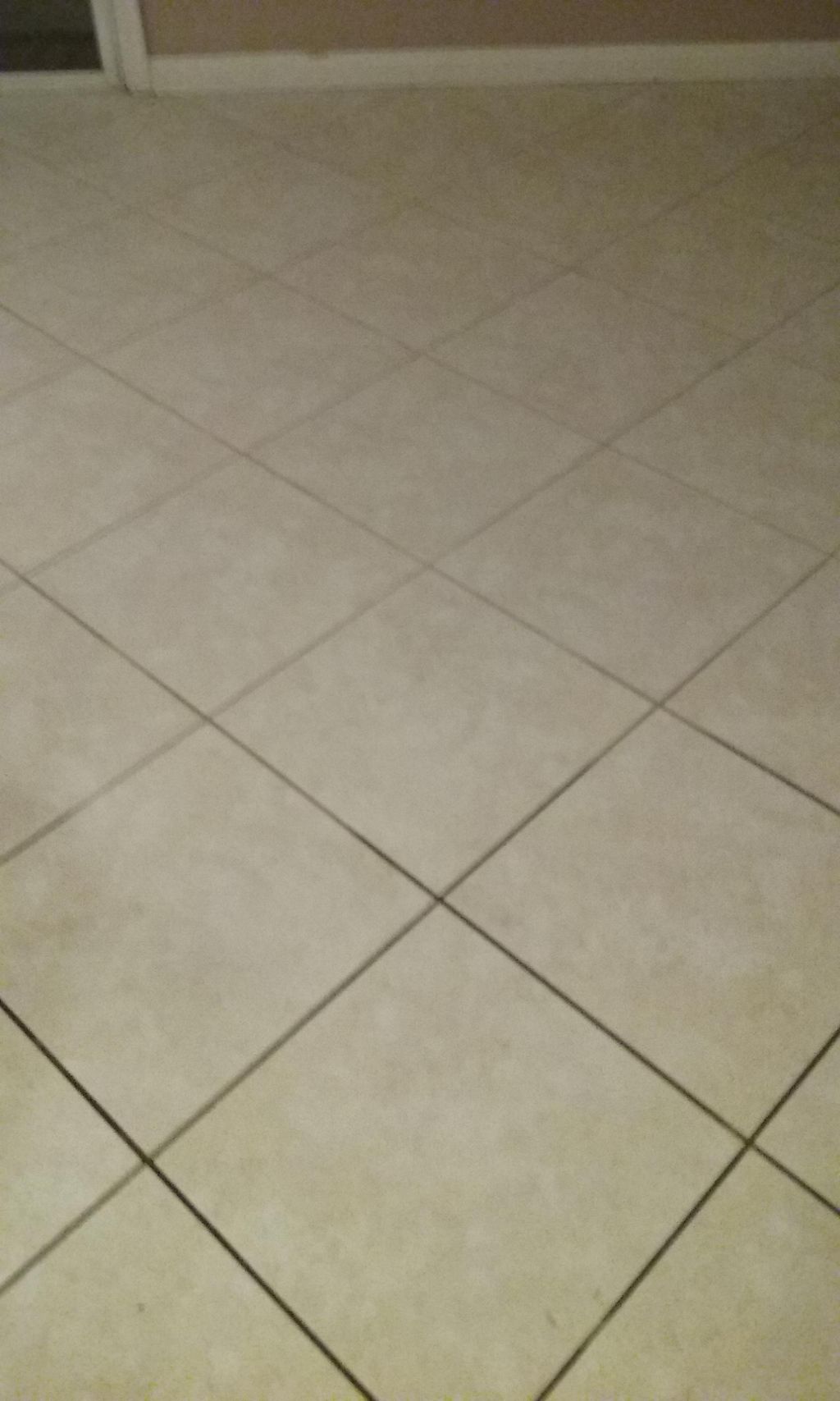 turned that dingy tile and grout to new