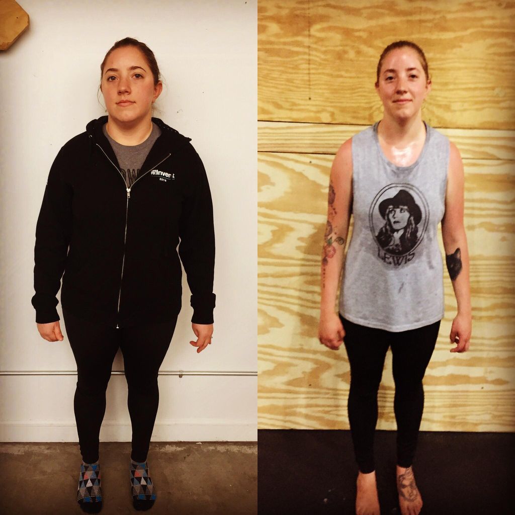 My client Karissa lost about 30 pounds in a just a