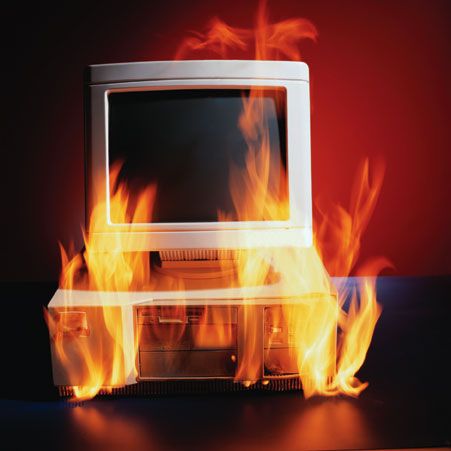 Don't Let Your PC Crash And Burn Contact Us Today!