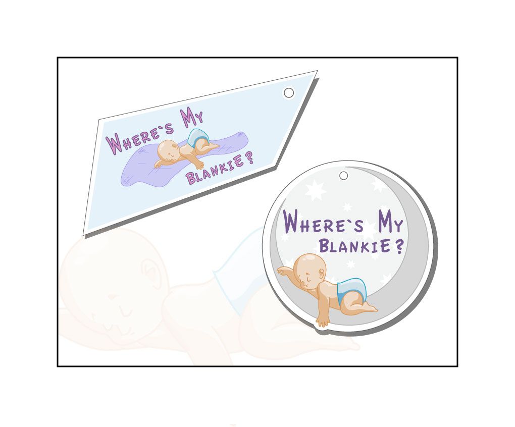 clothing tags for a children's clothing company