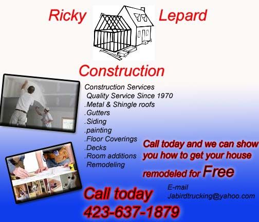 Ricky Lepard Construction