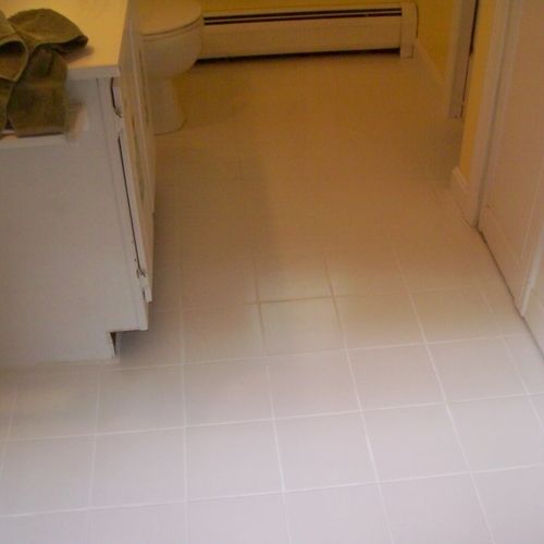New Bathroom Ceramic Tile Floor