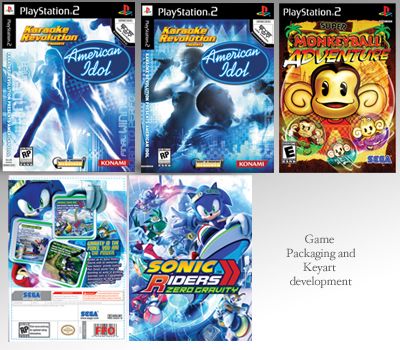 Consumer artwork for video game direction