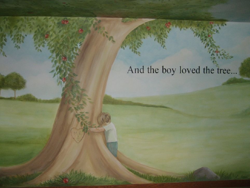An amazing mural at the Minnesota ASID Showcase ho