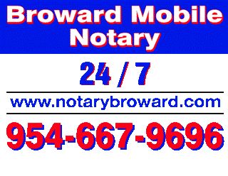 Broward Mobile Notary