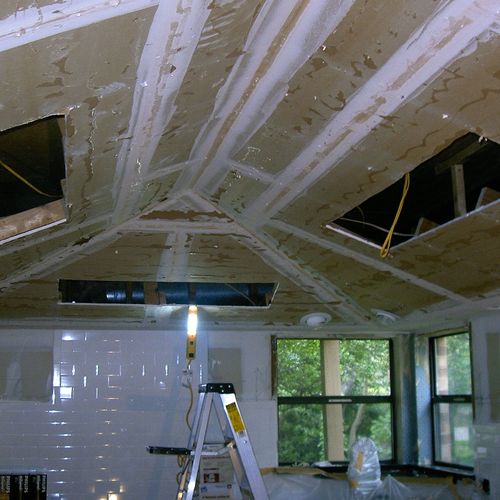 Kitchen Remodeling, drywall repair, drywall textur