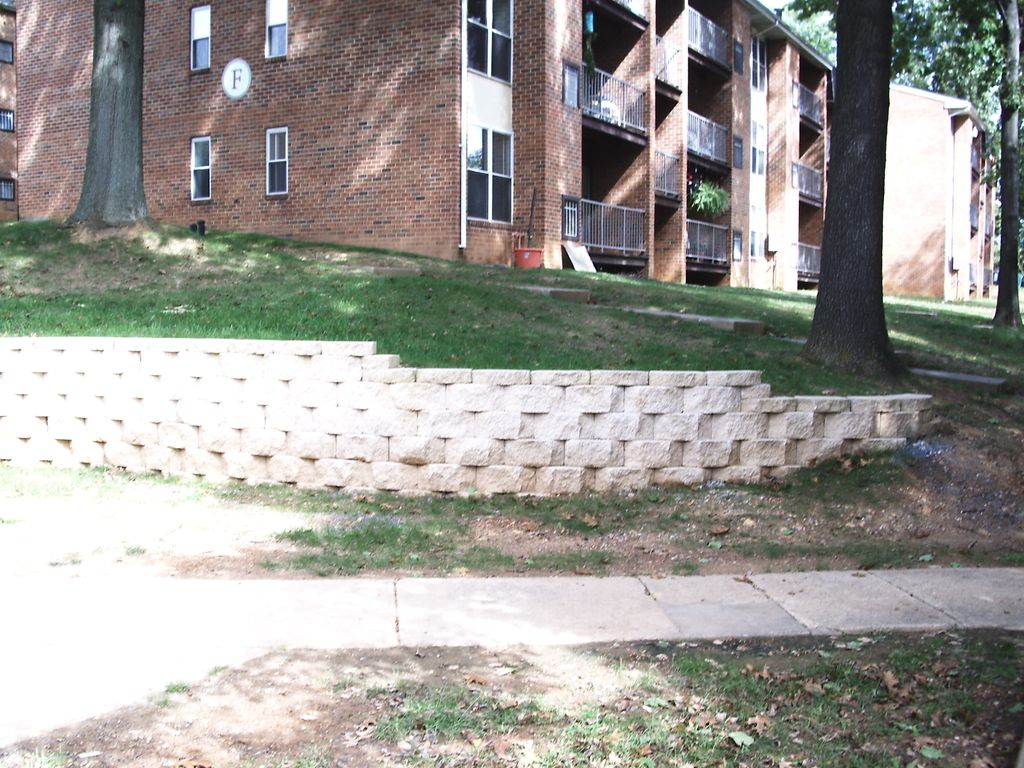 Retaining wall for Apartment complex