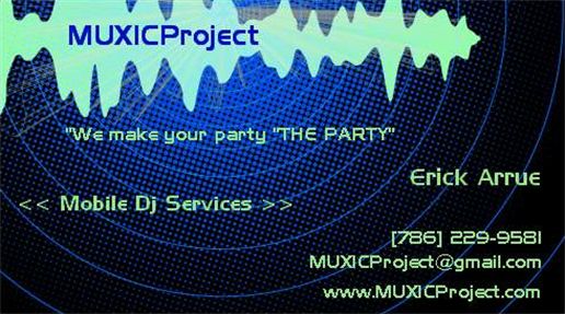 Muxic Project DJ Services