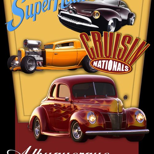 Poster design for SuperNationals Car shows