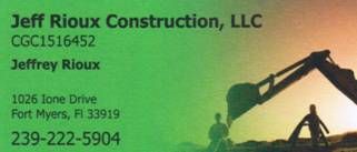 Jeff Rioux Construction CGC LLC.
